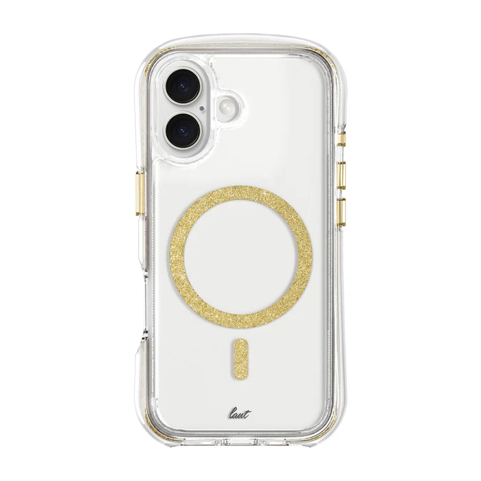 LAUT AERO SPARKLE Mag-Charge iPhone 16 Plus Case、mySite、fannypackpong