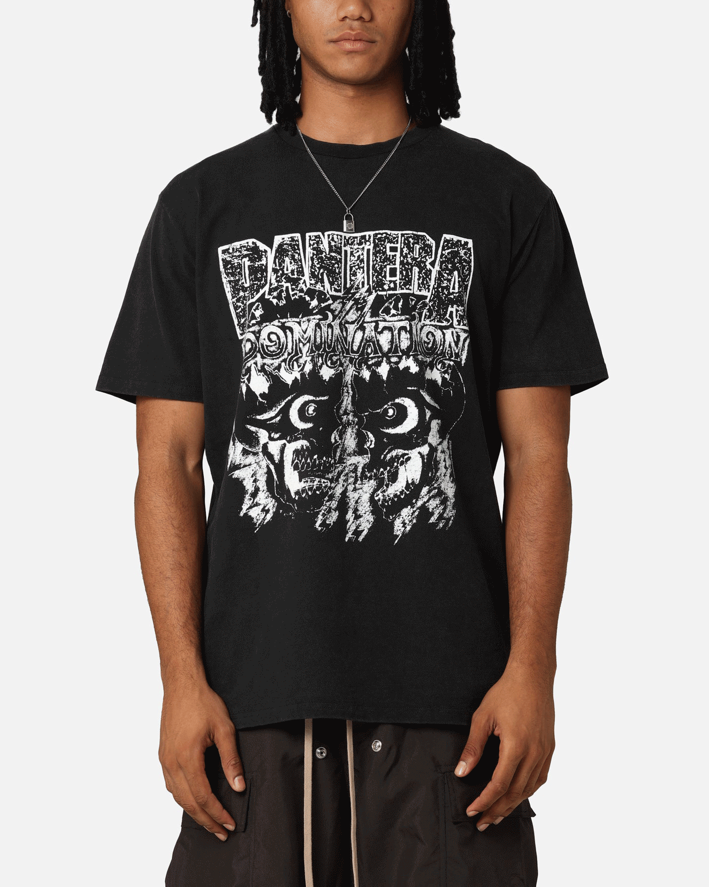 Pantera Domination T-Shirt Washed Black、mySite、zt4zffjzw