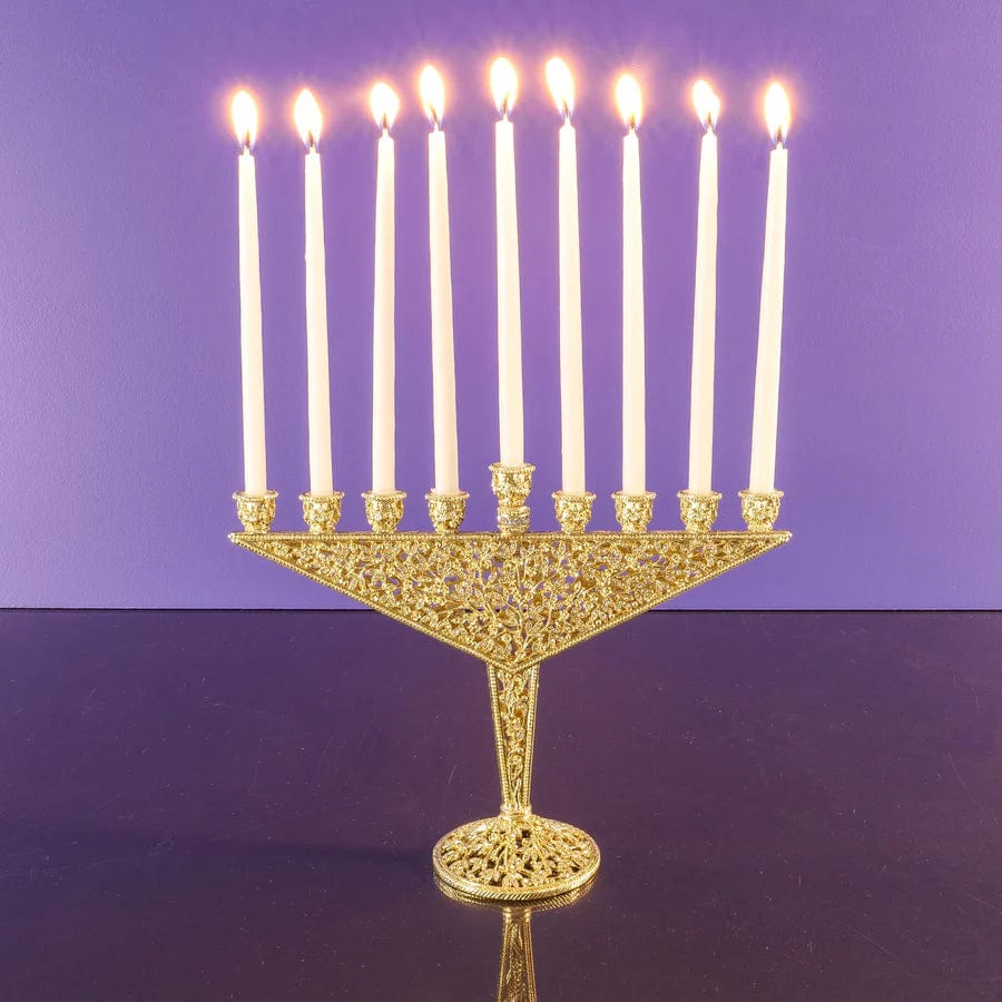 Isadora Menorah by Olivia Riegel - Gold-Plated、mySite、topwebapps