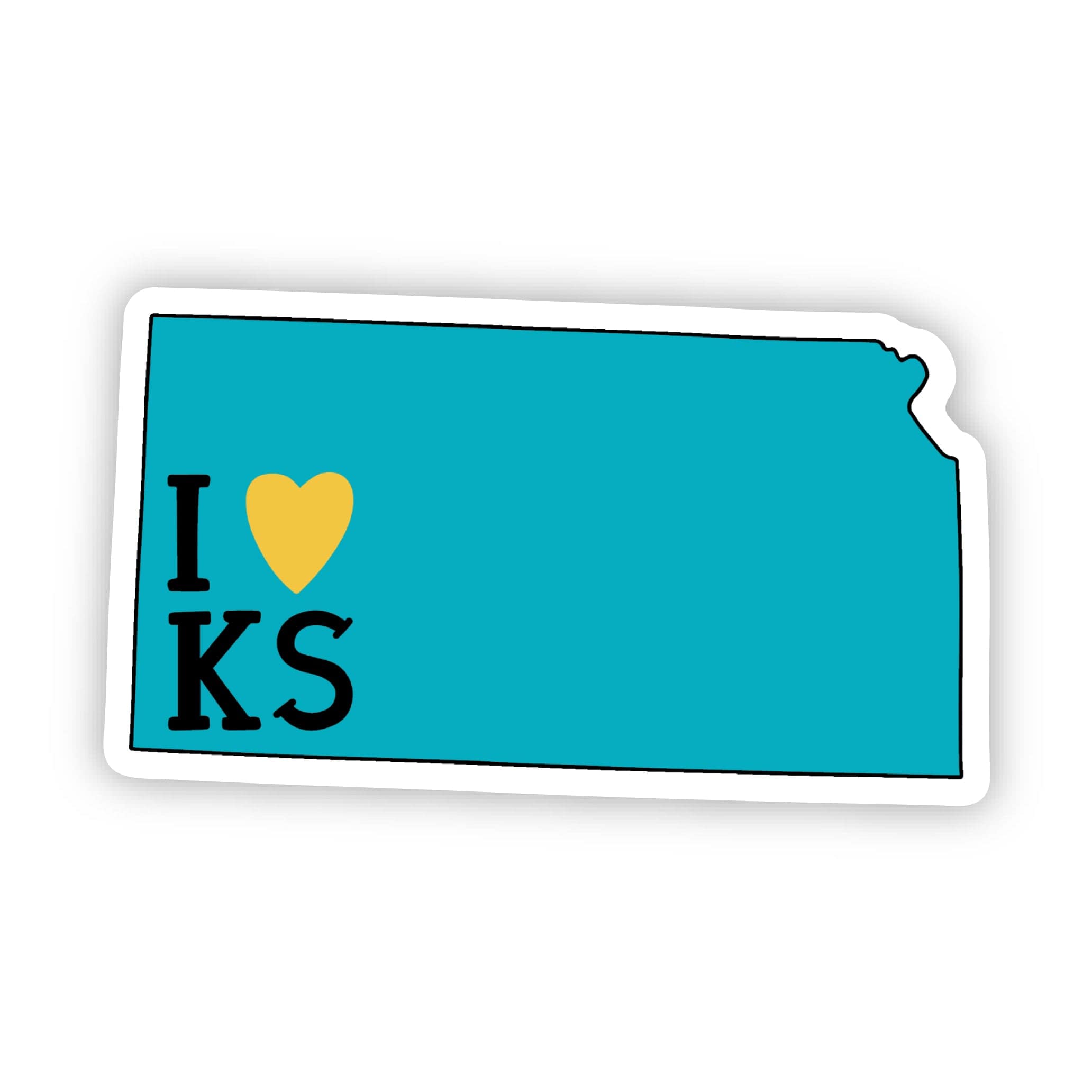  I Love Kansas Sticker、mySite、elrpsem3k