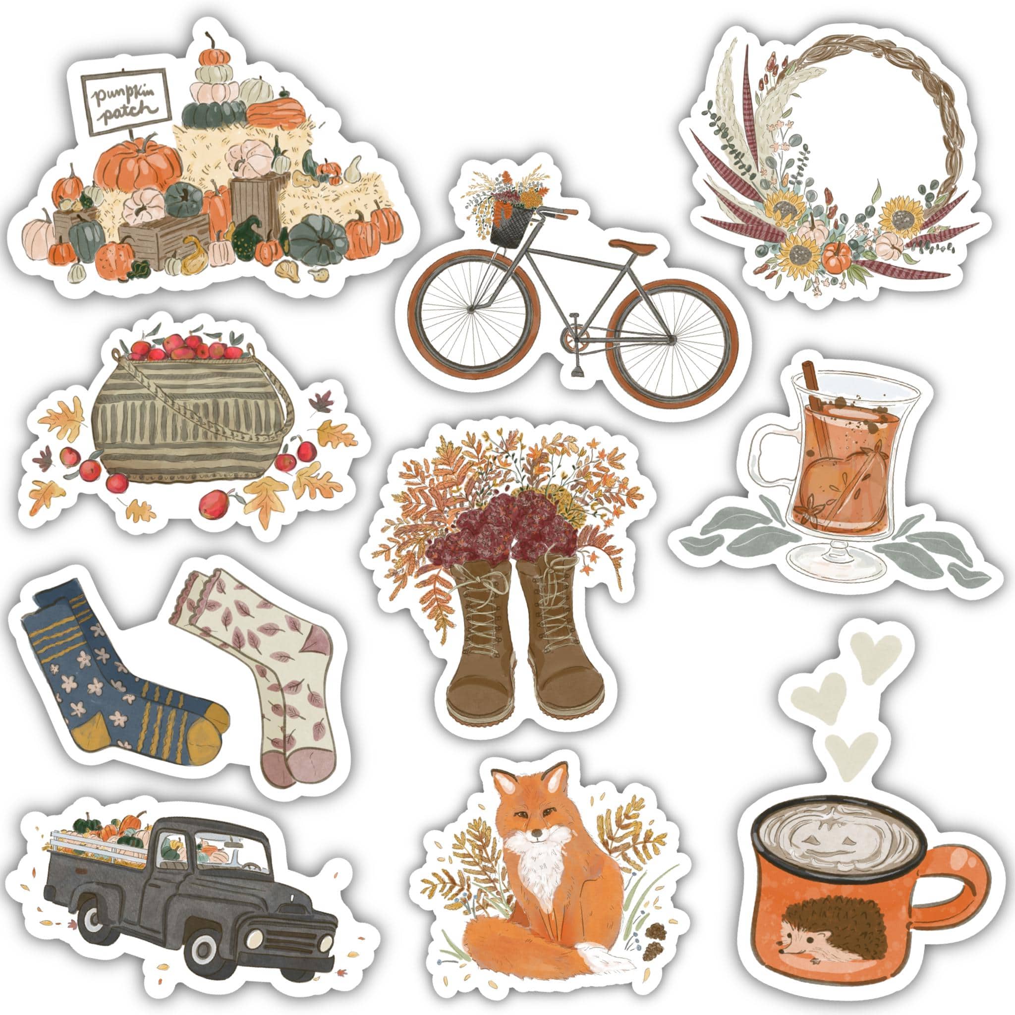  Fall Sticker 10 Pack、mySite、elrpsem3k