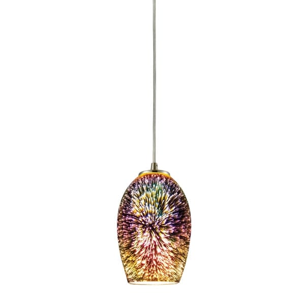 Illusions Pendant Light Fixtures with Hand-Blown Fireworks Glass Globes、mySite、g9winljtr