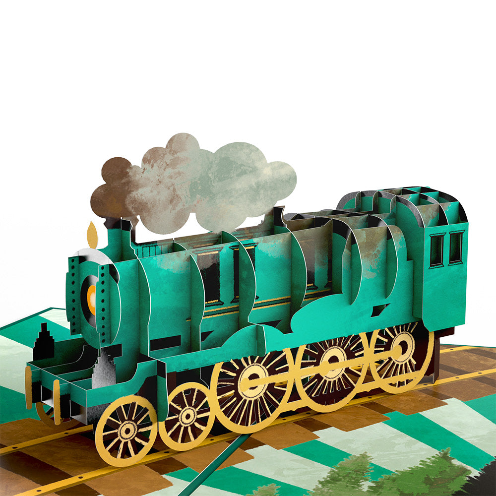 Classic Train Pop-Up Card、mySite、solidvoid