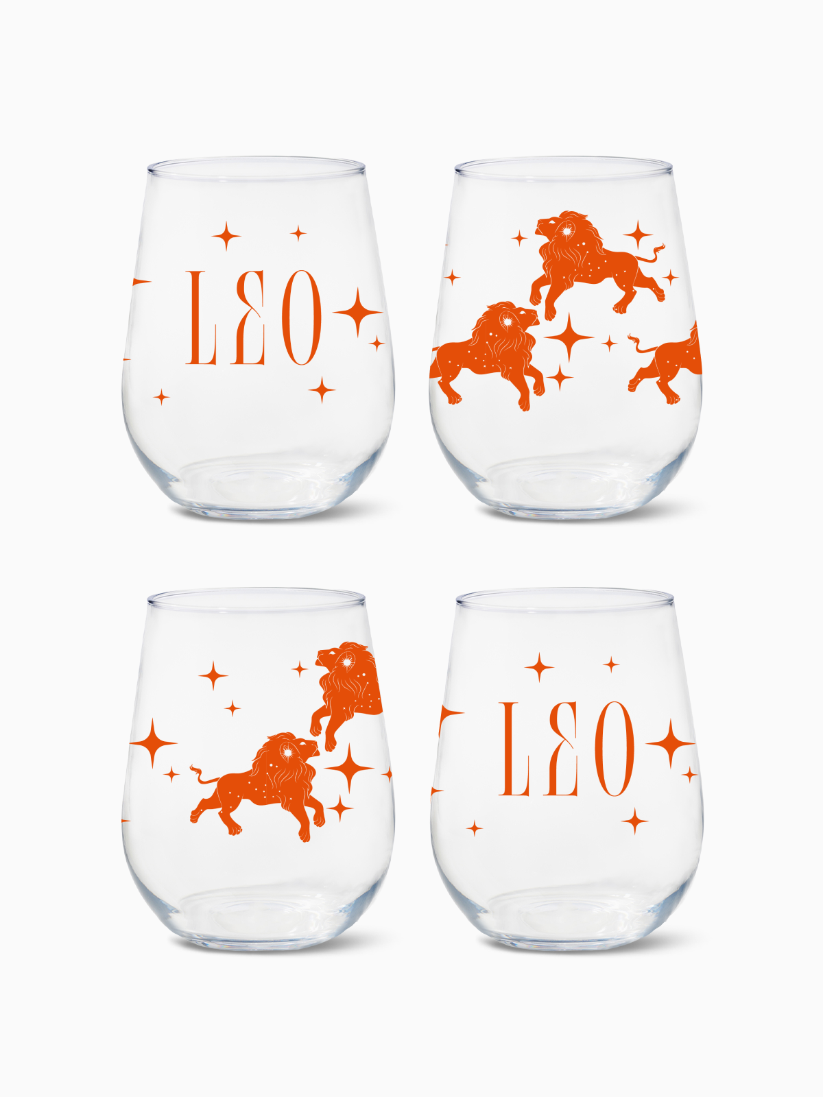 Leo - RESERVE 16oz Stemless Wine Tritan Copolyester Glass、mySite、camillekostekn