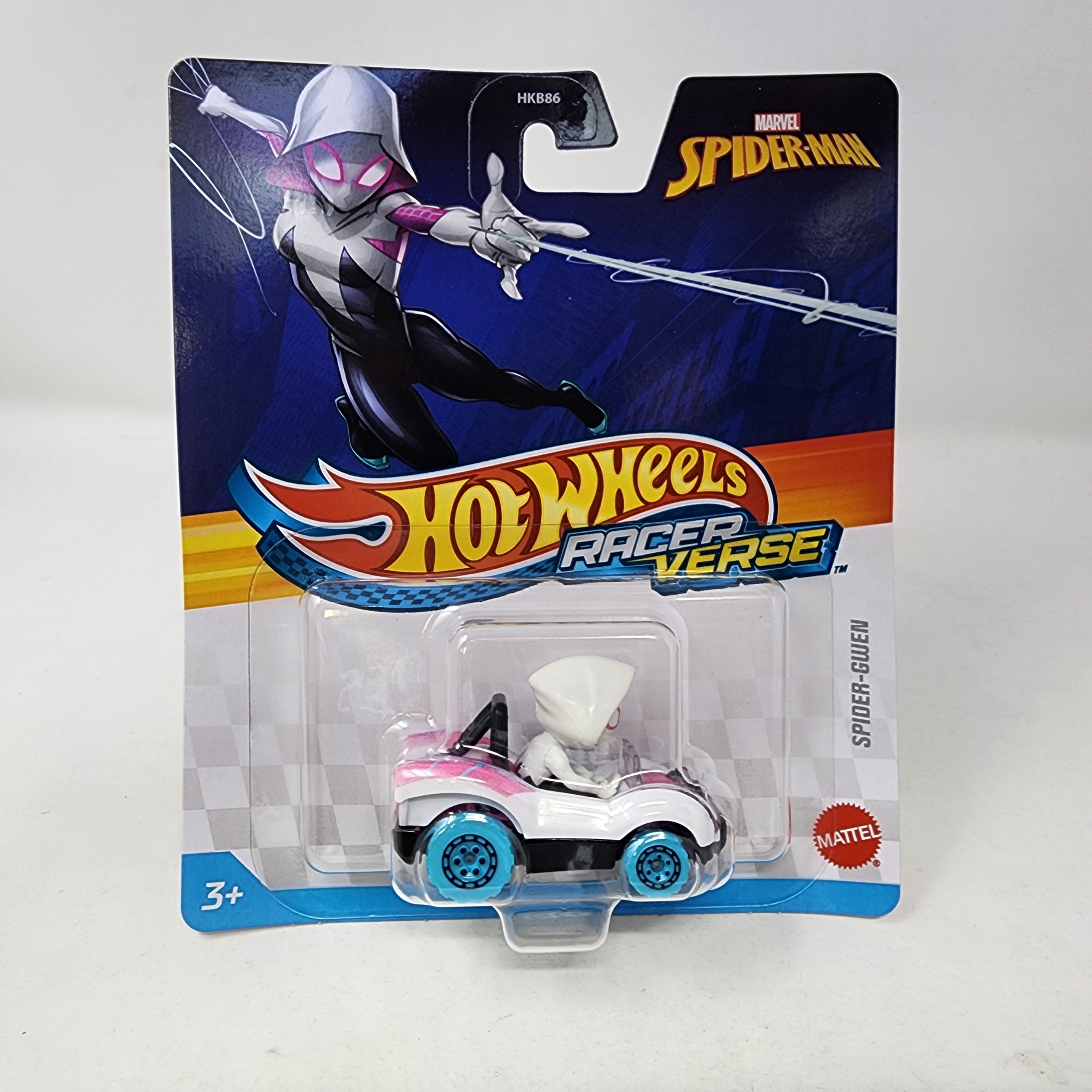 Spider-Gwen Spider-Man Marvel * 2025 Hot Wheels Racer Verse Case D、mySite、hgirdovlk