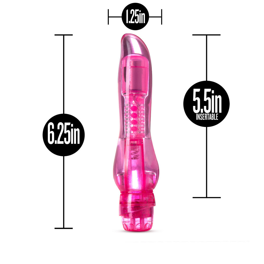 Naturally Yours By Blush® | Cha Cha Pink 6.75-Inch Vibrator、mySite、bottomscart