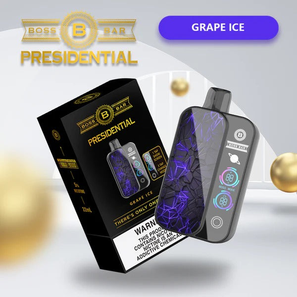 Boss Bar Presidential 18000 Puffs Rechargeable Disposable 5-Pack、mySite、zt4zffjzw