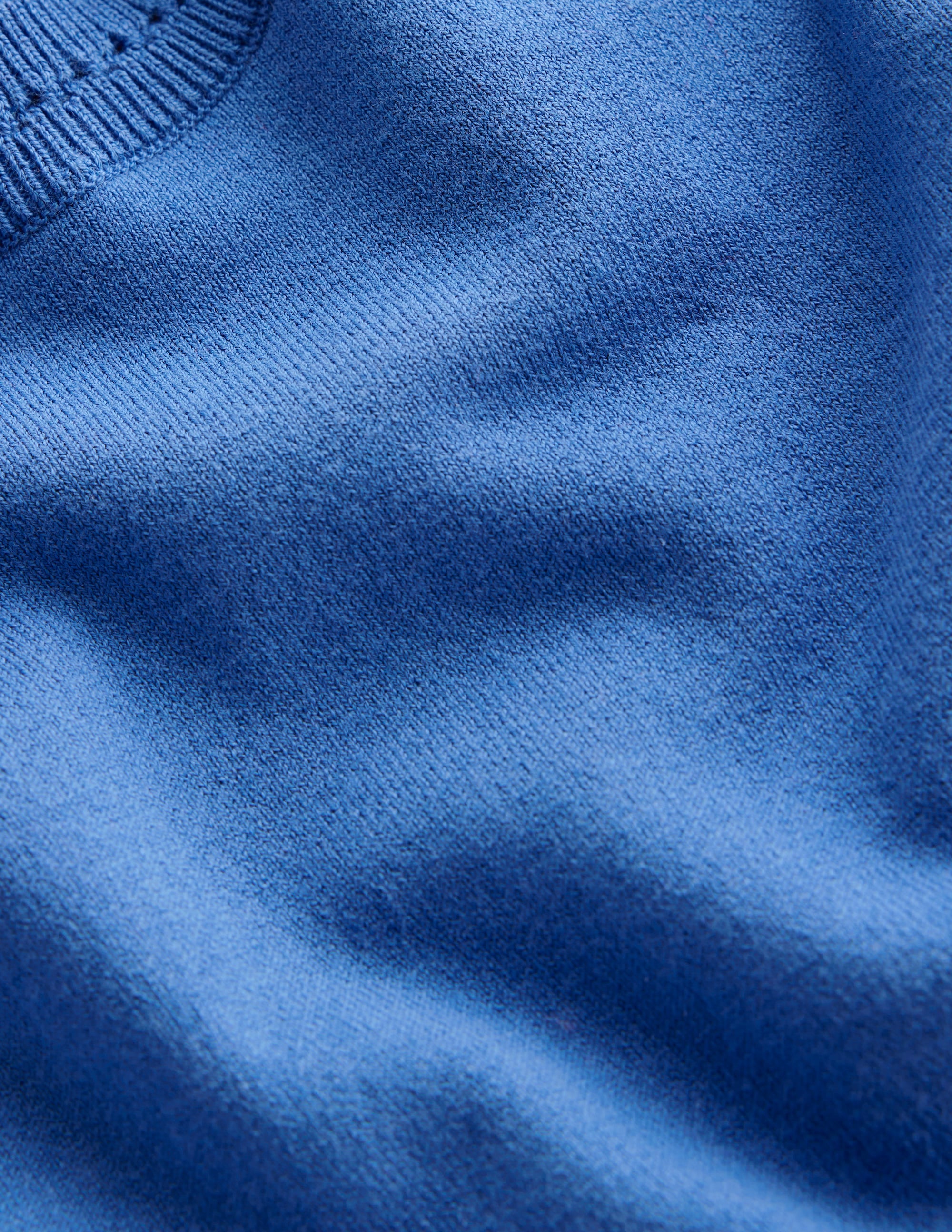  Catriona Cotton Crew T-Shirt-Blue Jay、mySite、ashleygrahame