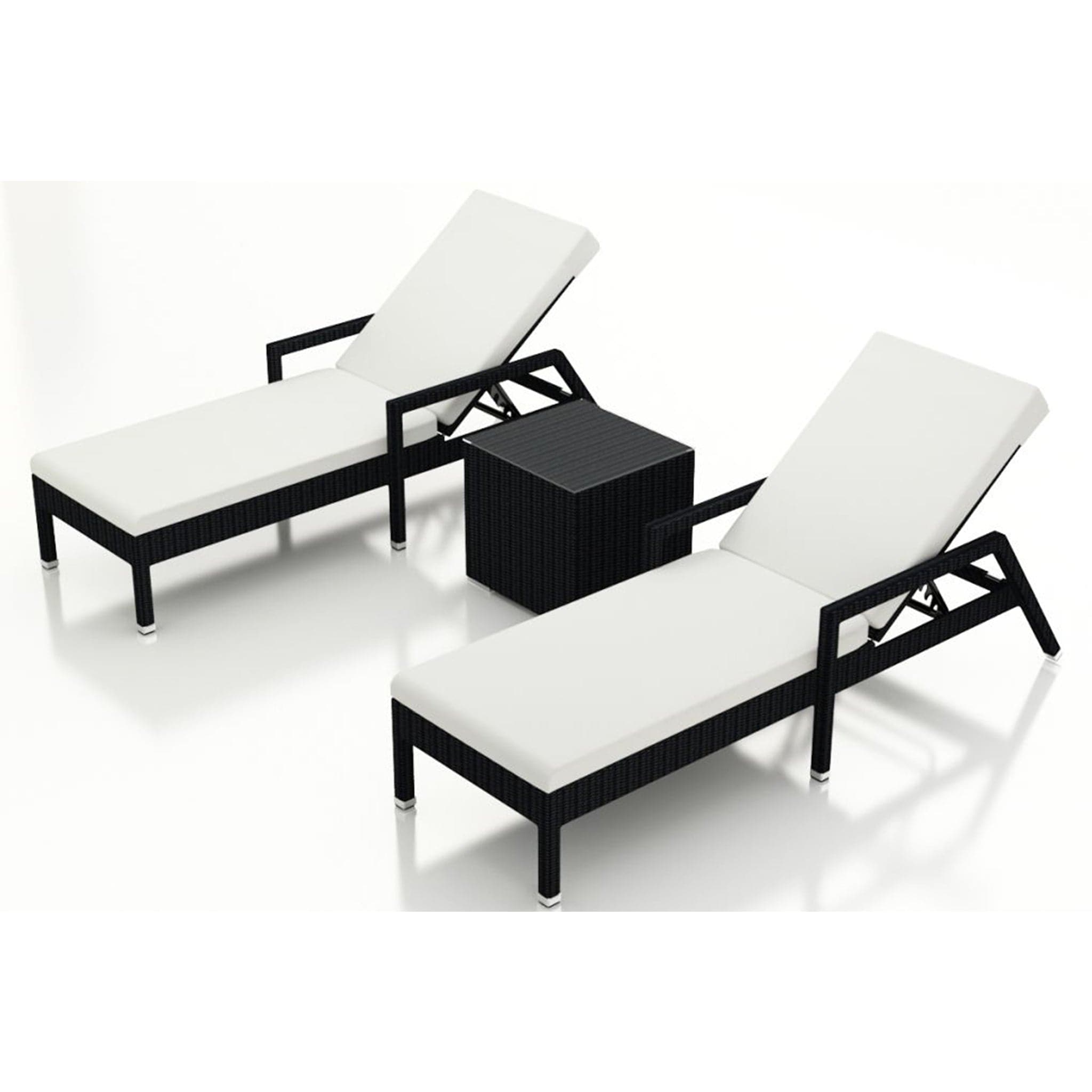 Urbana 3 Piece Reclining Chaise Lounge Set、mySite、neckold