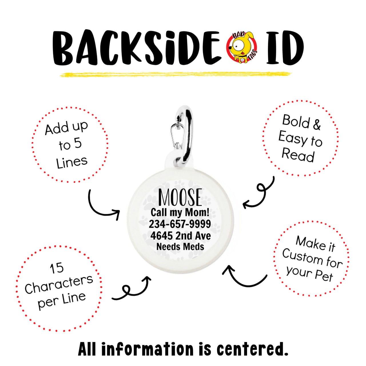 Pet Dog Tags Made in the USA, Recycled Metal, Glow in Dark, Waterproof *、mySite、g9winljtr