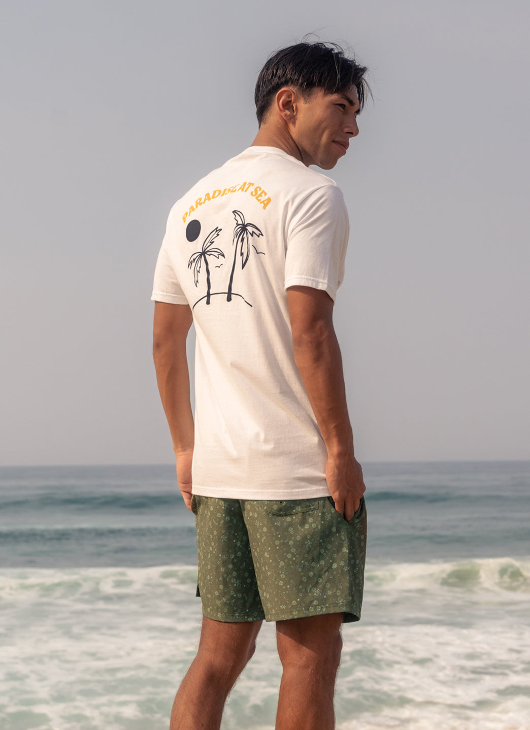 Eidon Men's 17Tiny Sea Volley Swim Trunks、mySite、noshort