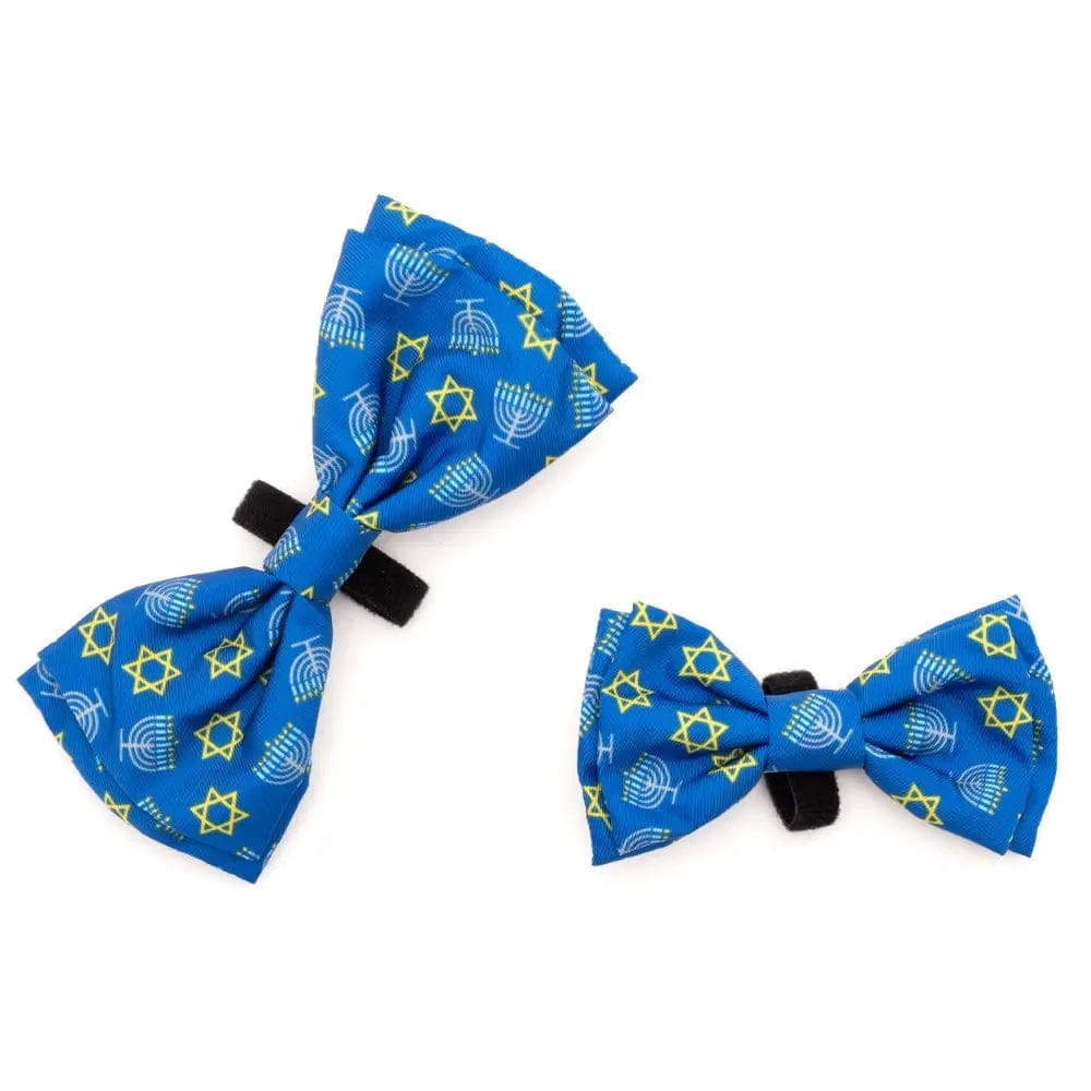 Menorah and Star of David Dog Bow Tie - Small or Large、mySite、topwebapps
