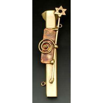 Infinity Art in Metal Star of David Mezuzah、mySite、topwebapps