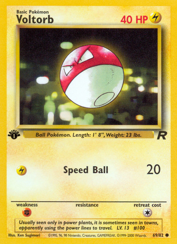 Voltorb (69/82) Team Rocket 1st Edition、mySite、waistdrama