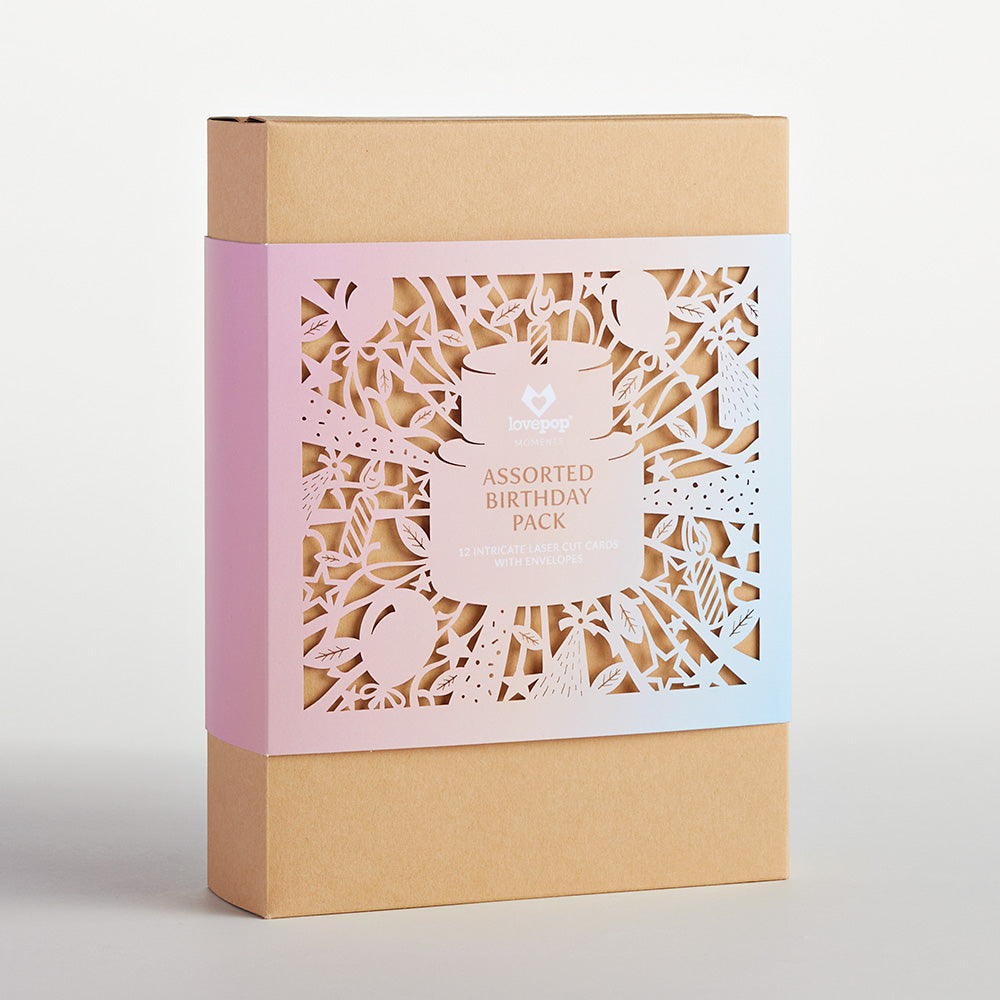 Birthday Pack (Assorted 12-Pack): Lovepop Moments™ Card、mySite、solidvoid