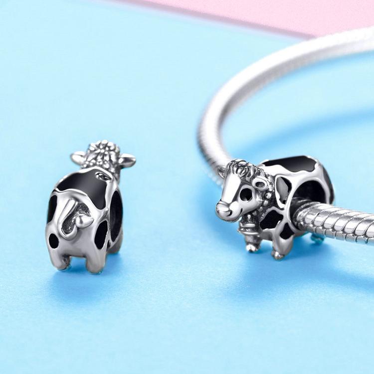 Cow & Llama & Horse Charms for Pandora Style Bracelets Sterling Silver Farm Animal Charms、mySite、g9winljtr