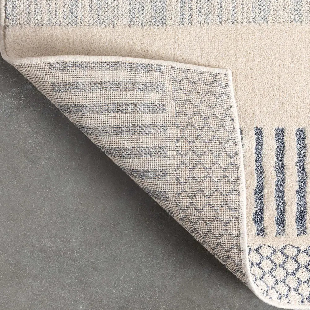 Briar Tribal Geometric Abstract Light Blue Looped Pile Rug、mySite、gigharbornorthrealestate