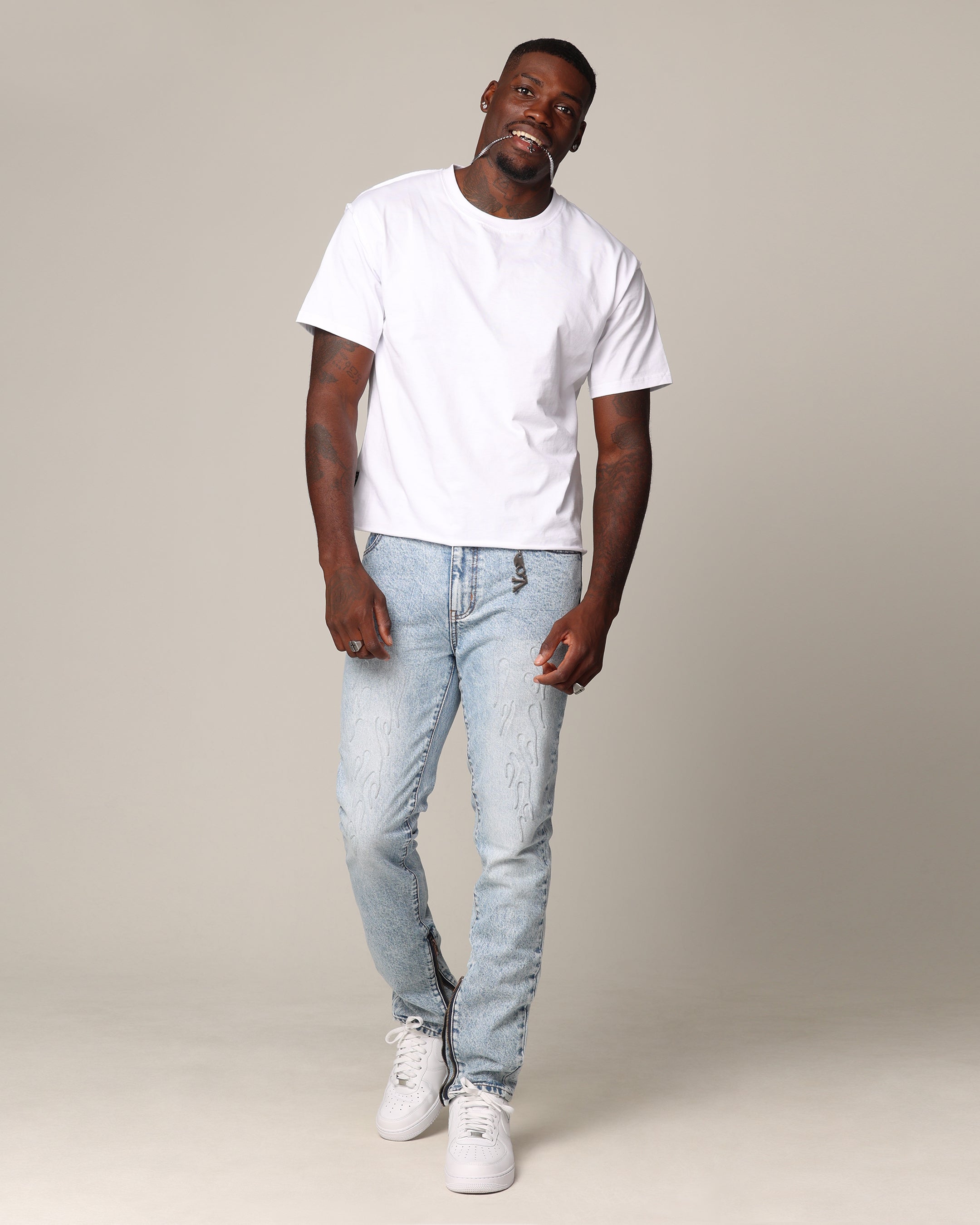 Saint Morta Inferno Fimi Jeans Blue Acidwash、mySite、zt4zffjzw