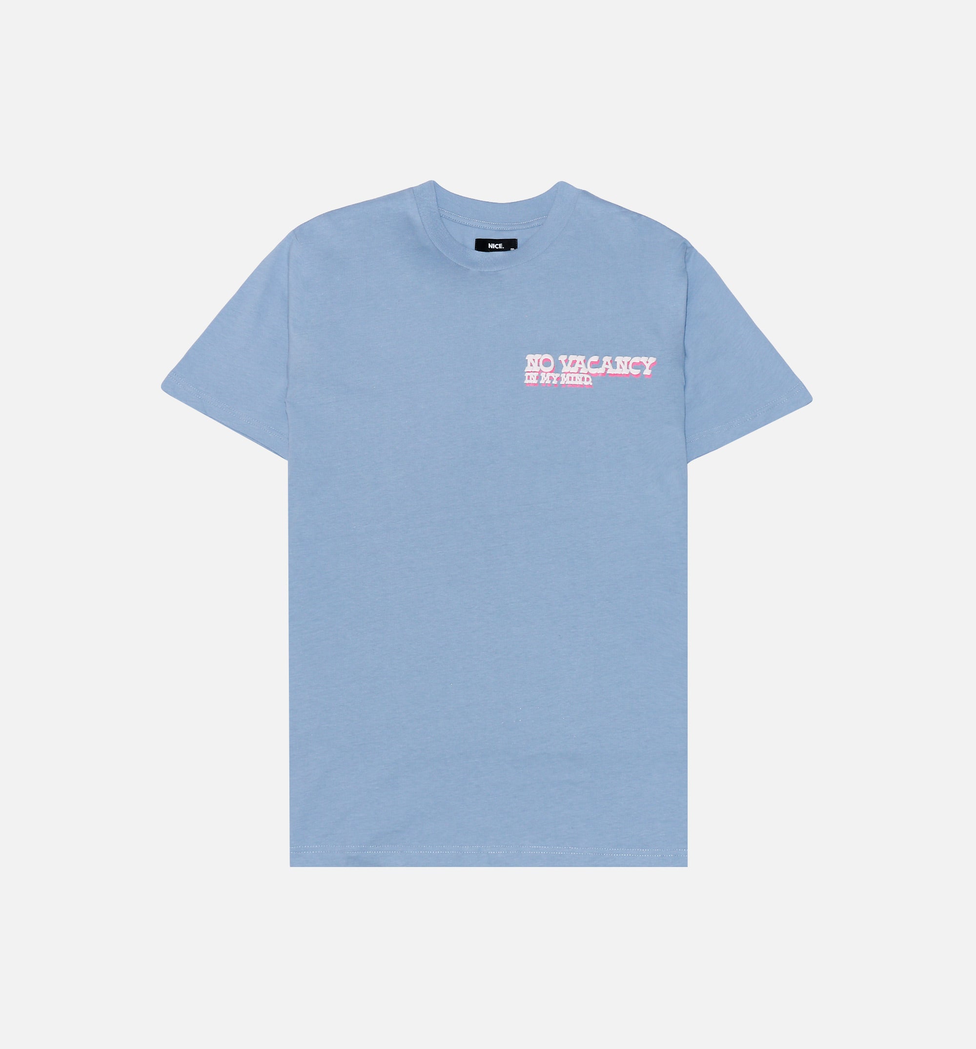 No Vacancy Short Sleeve Shirt Mens T-Shirt (Blue)、mySite、dreamappss