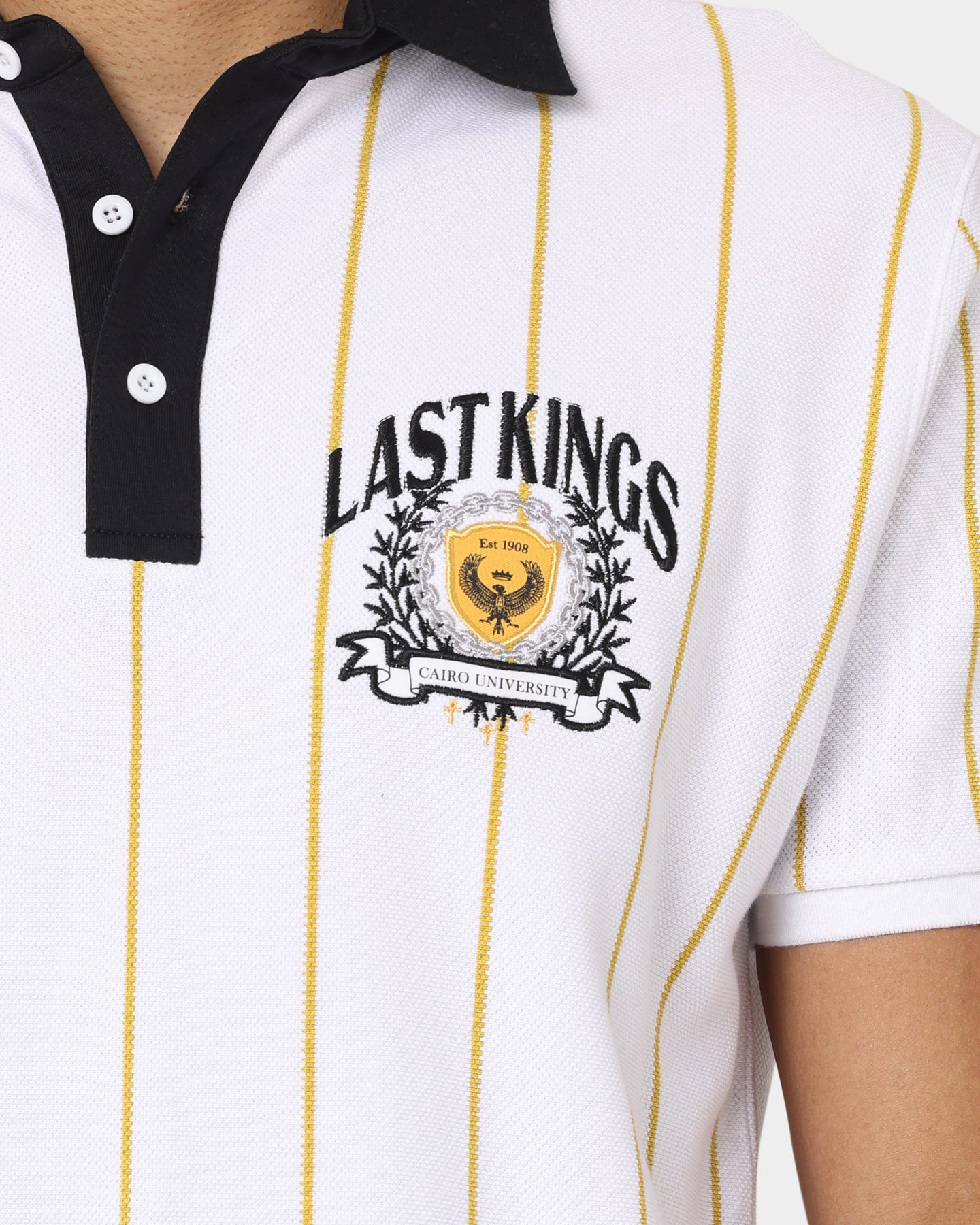 Last Kings Cairo Short Sleeve Polo Shirt White、mySite、zt4zffjzw