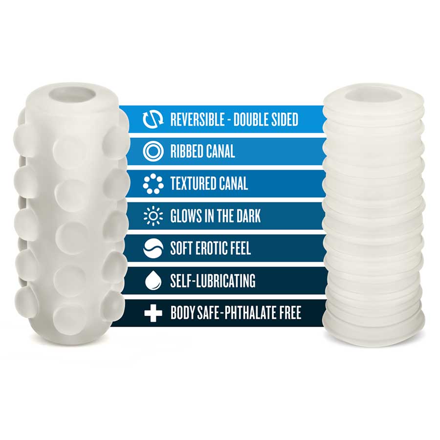 M for Men Soft and Wet Reversible Orb Frosted Stroker、mySite、bottomscart