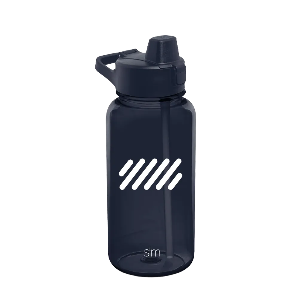 Simple Modern Plastic Summit Water Bottle 32 oz Straw Lid、mySite、noshort
