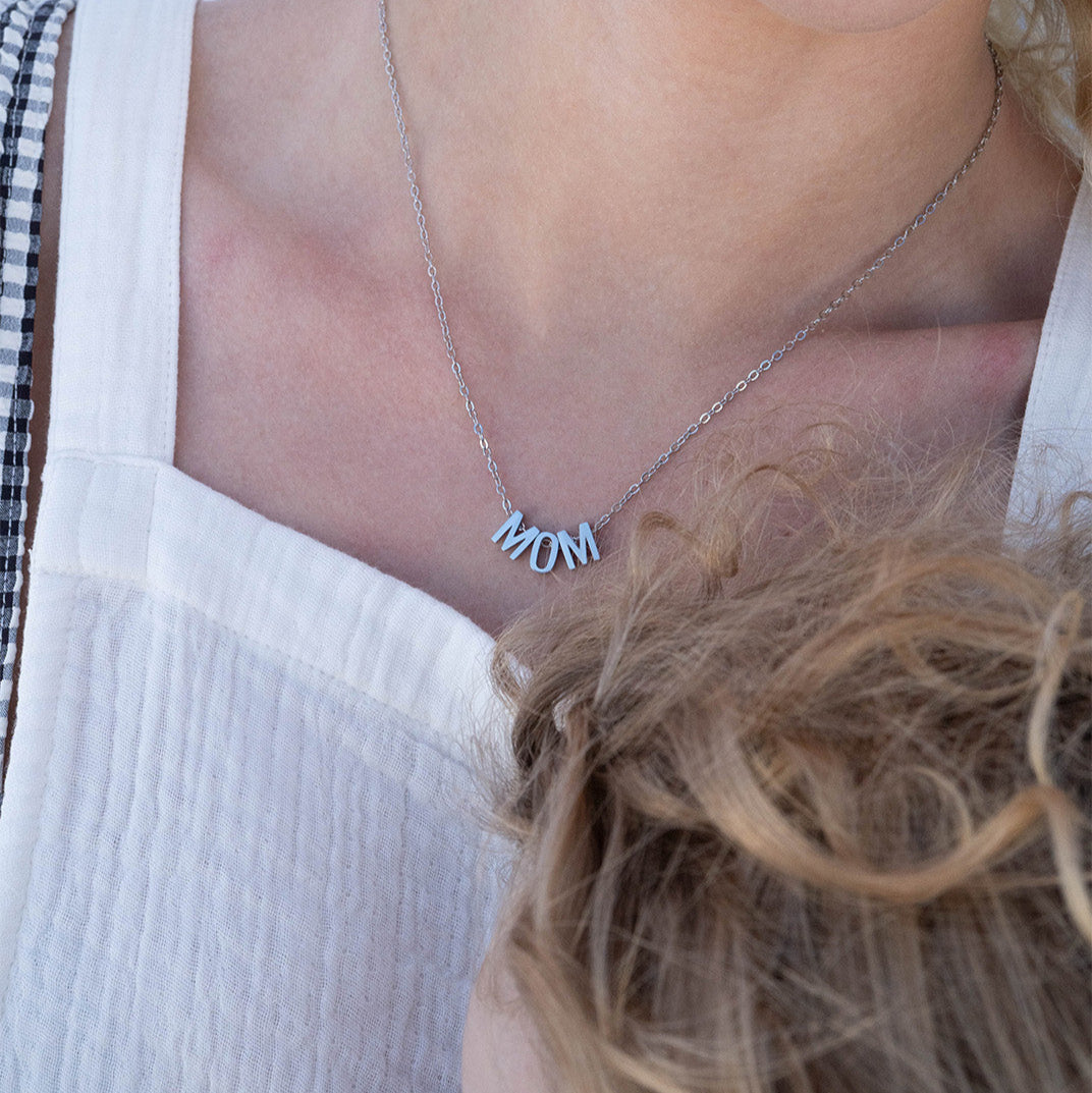 18K Gold PVD Stainless Steel Mom Necklace / CHN0089、mySite、dreamappss