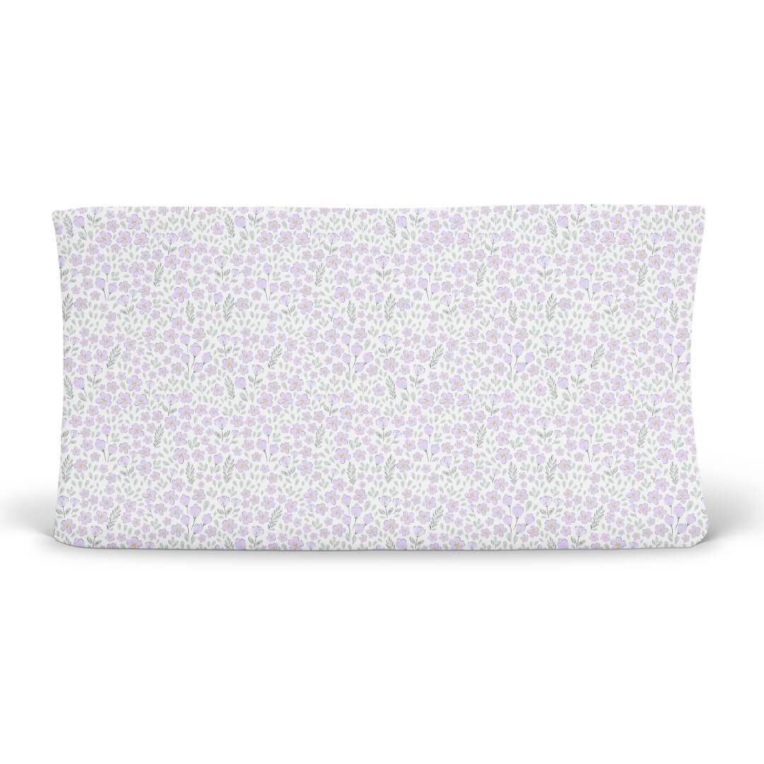  Lilac Meadow Changing Pad Cover、mySite、layawaytickets