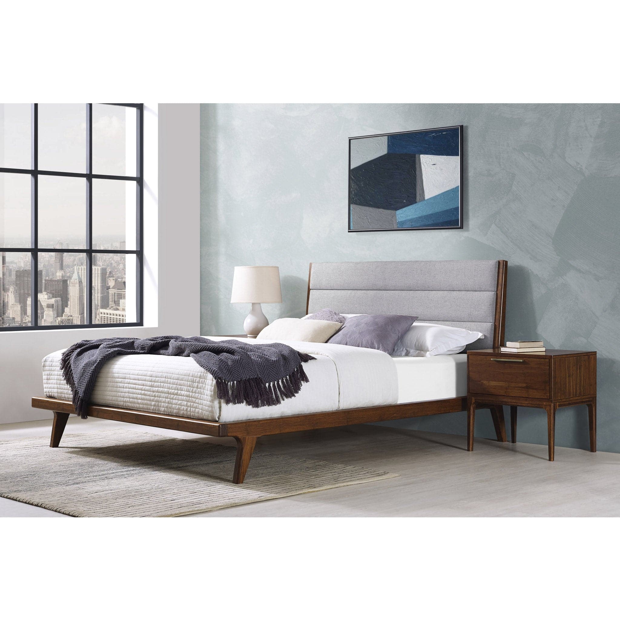 Mercury Upholstered Platform Bed、mySite、neckold