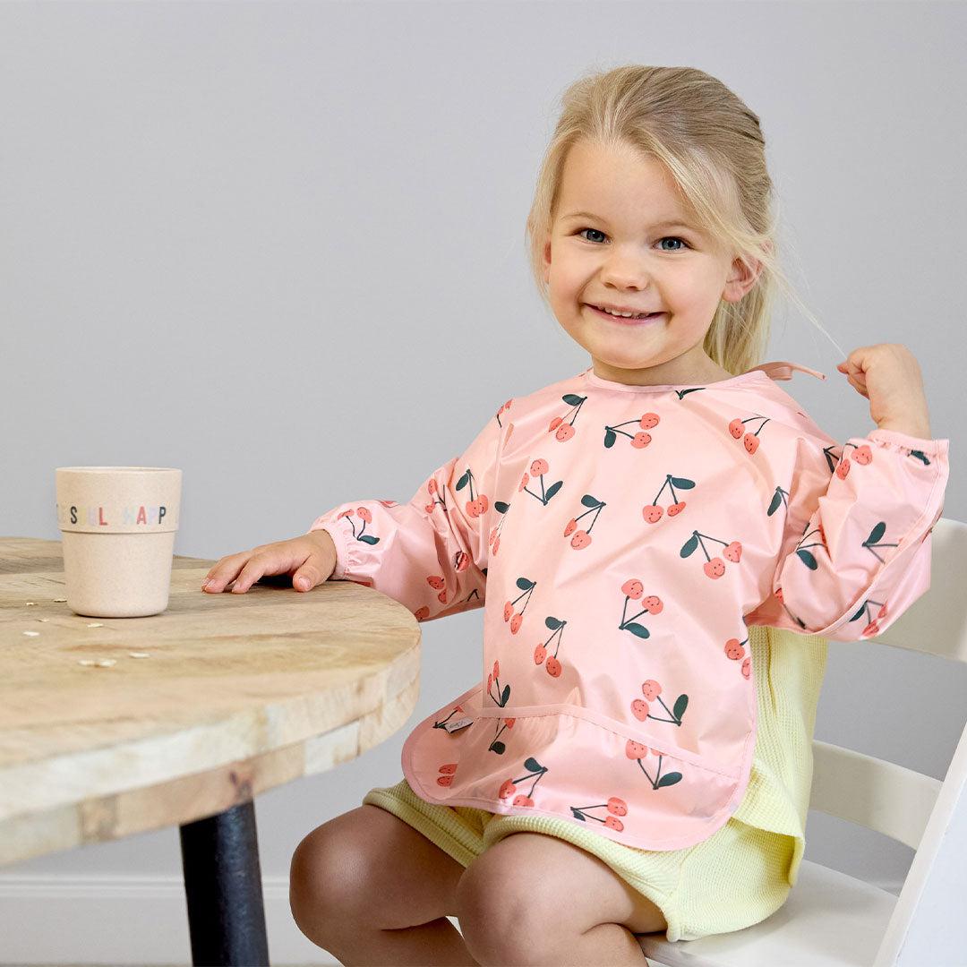 Lassig Long Sleeve Bibs 2pcs - Happy Fruits - Cherry、mySite、merchandisen