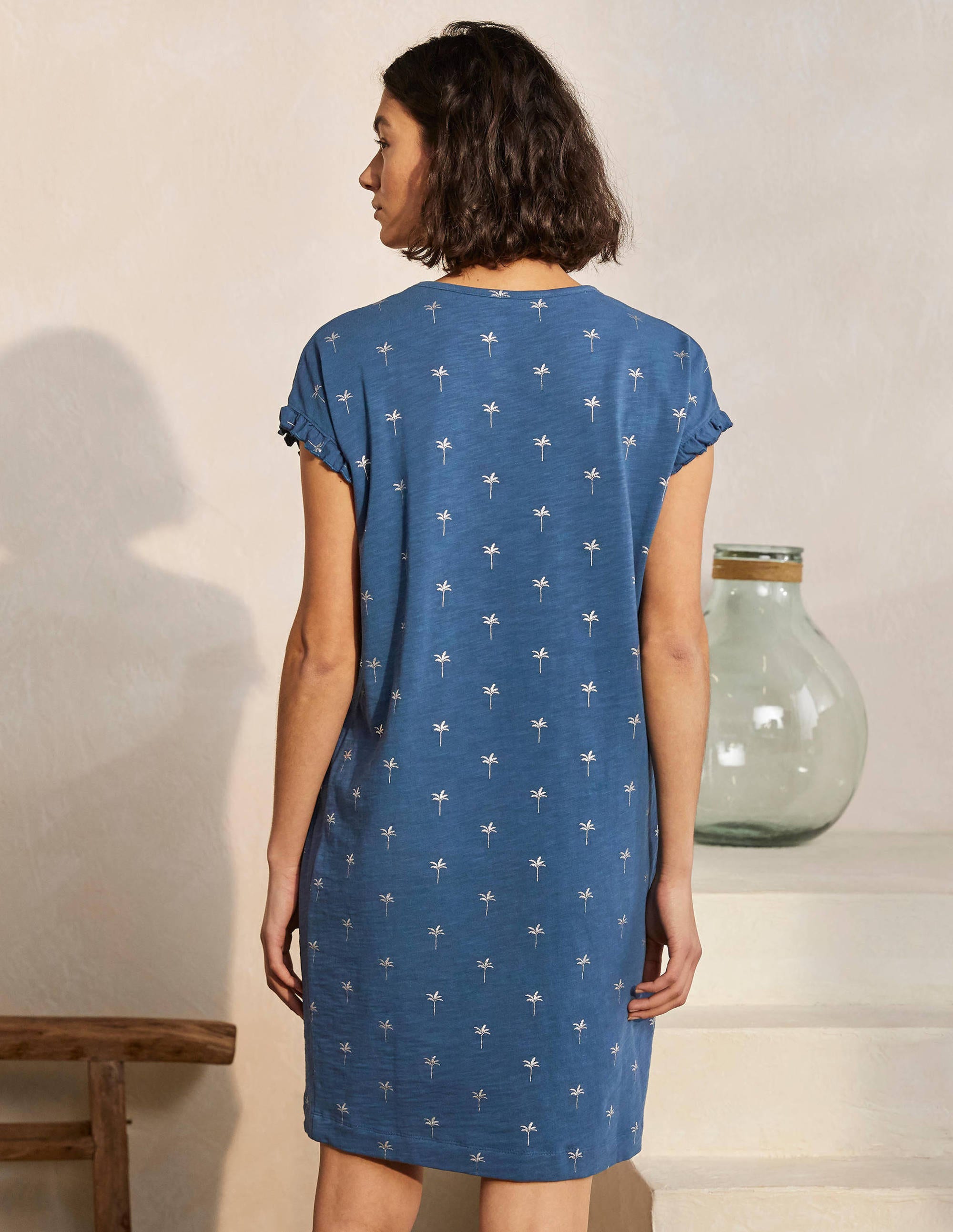  Faye Jersey T-shirt Dress-Aircraft, Rainforest Stamp、mySite、ashleygrahame