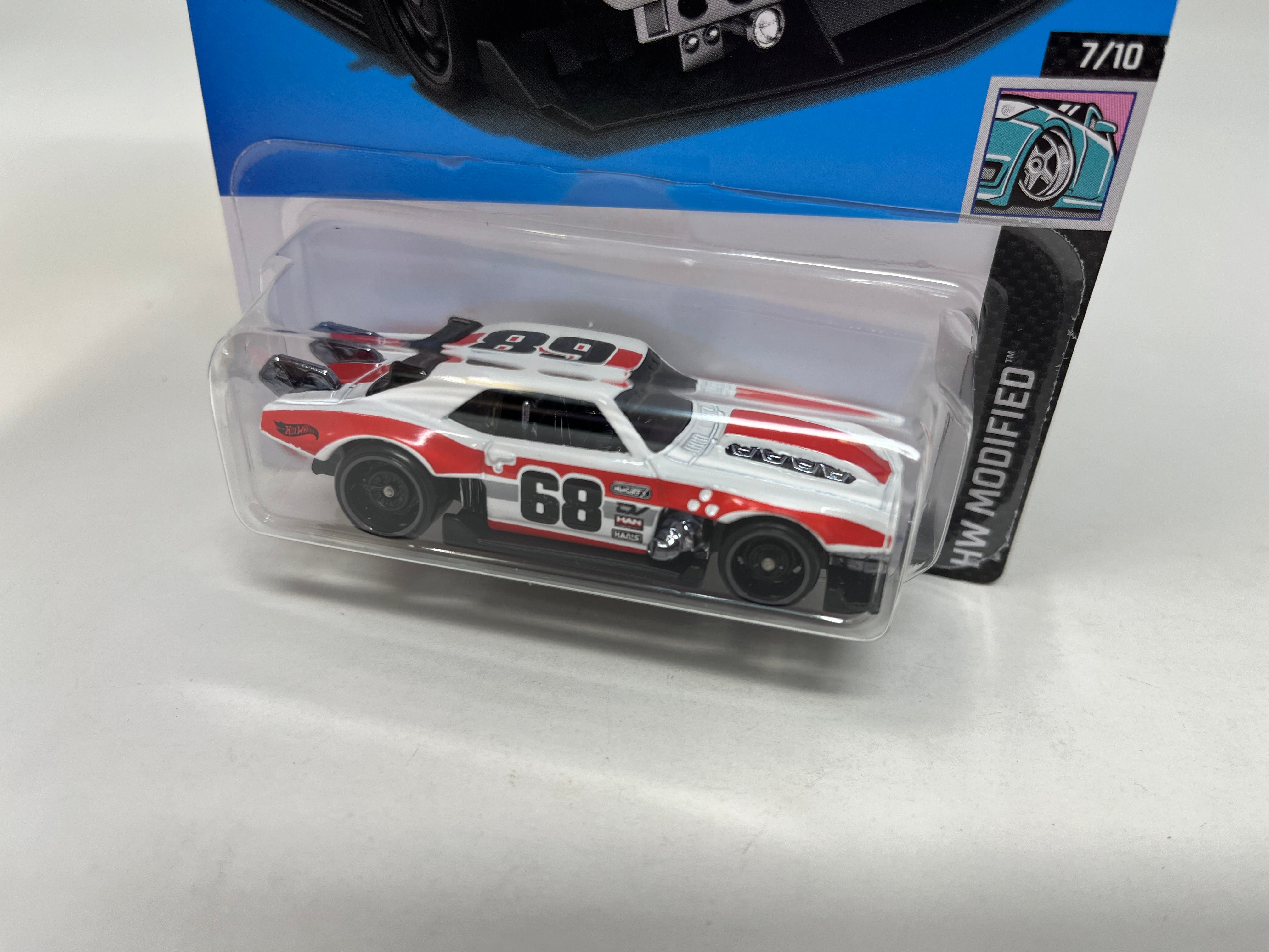 Custom '68 Camaro #81 * White * 2024 Hot Wheels Case K、mySite、hgirdovlk