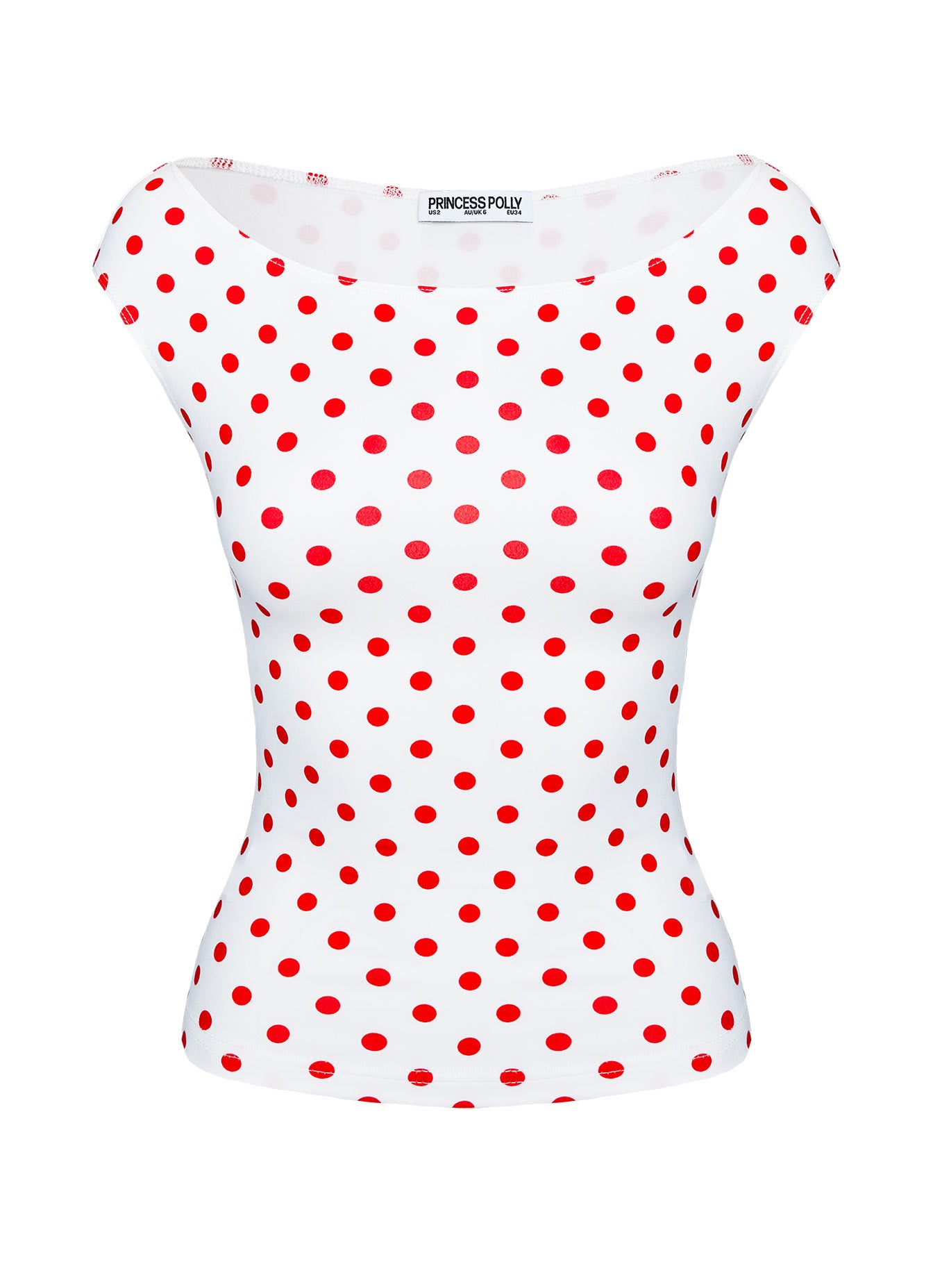 Cheirosa Off Shoulder Top White / Red、mySite、solidvoid