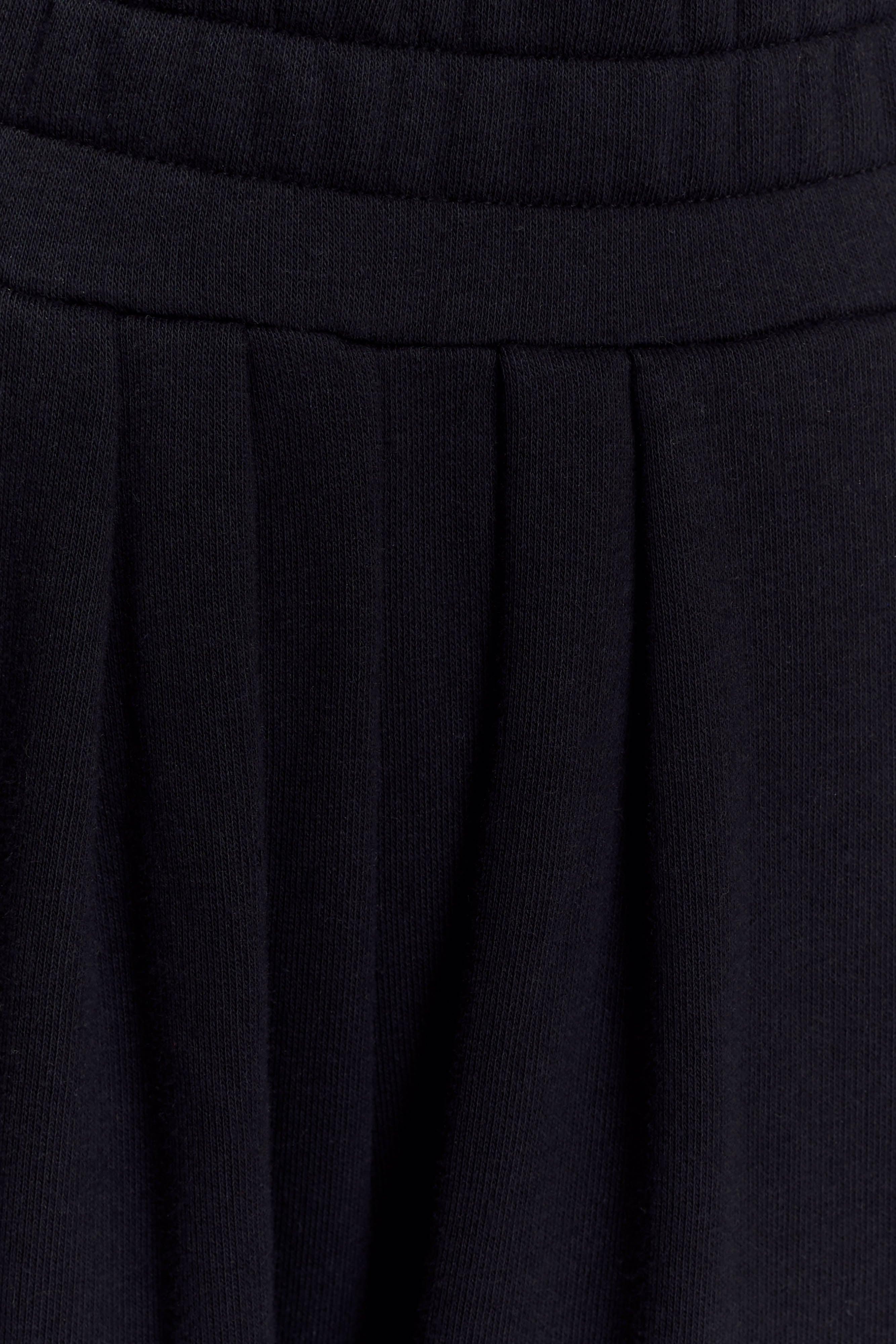 Aspen Gathered Wide Leg Jogger - Black、mySite、solidvoid