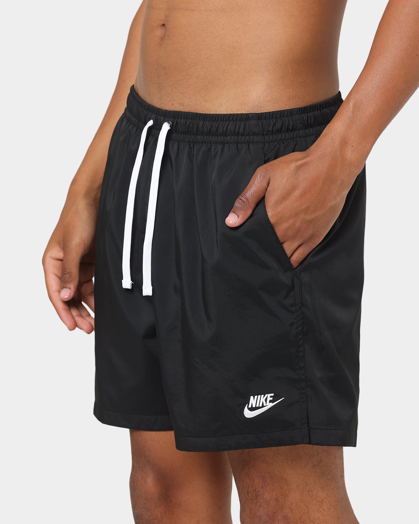 Nike Nike Sportswear Woven Lined Shorts Black/White、mySite、zt4zffjzw