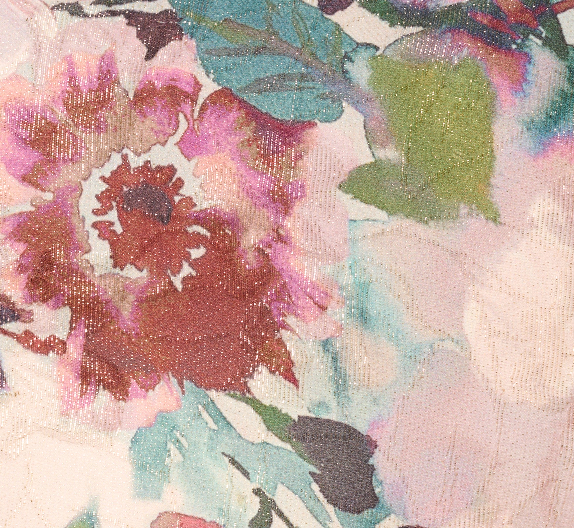 Strapless Floral Jacquard Midi Dress In Pink Multi、mySite、solidvoid