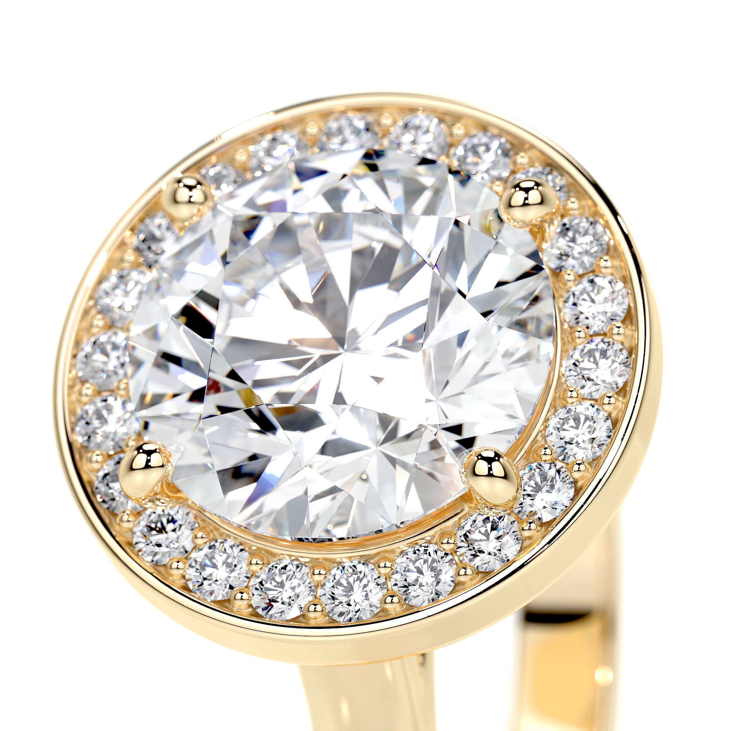 Charlie Lab Grown Diamond Ring -18K Yellow Gold、mySite、hinf8tx79