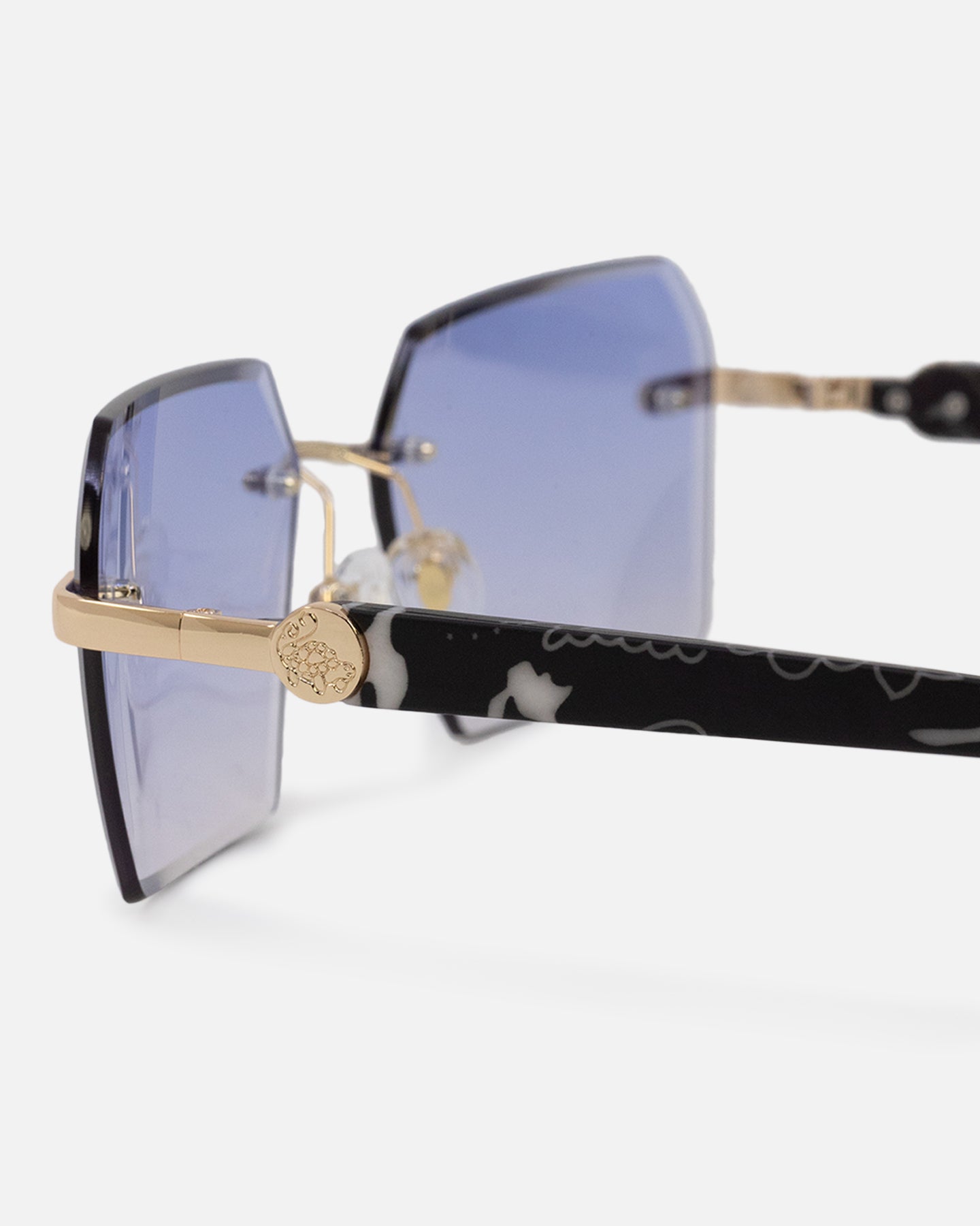 Belvoir & Co X Culture Kings Kennedy Sunglasses Blue/Gold/Black、mySite、zt4zffjzw