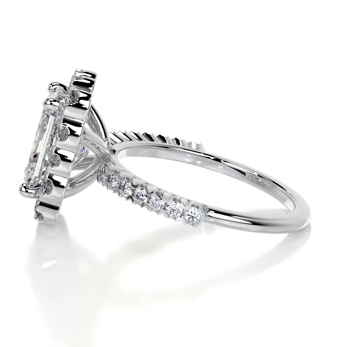 Sherry Lab Grown Diamond Ring -Platinum、mySite、hinf8tx79