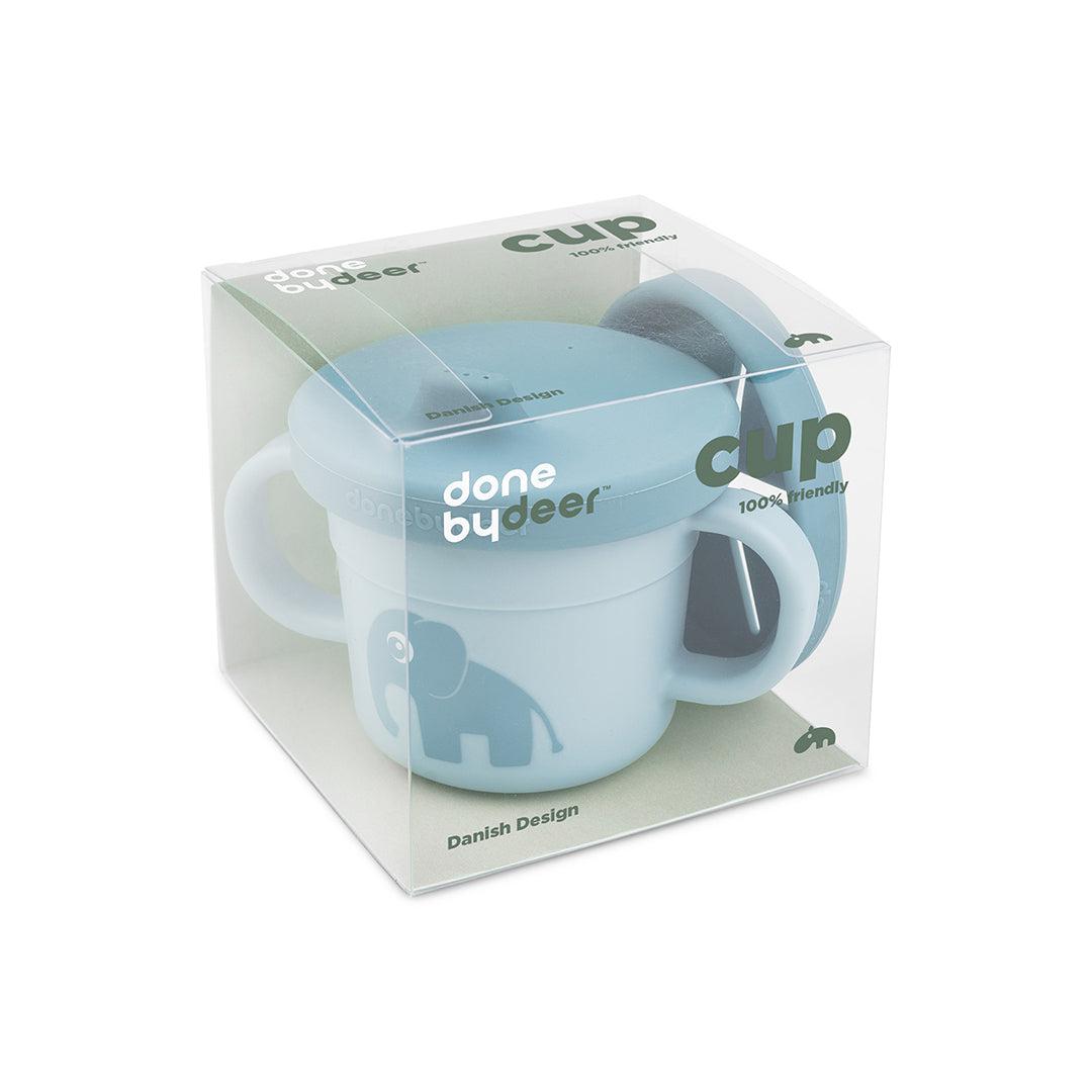  Done by Deer Foodie Spout/Snack Cup - Blue - Elphee、mySite、merchandisen
