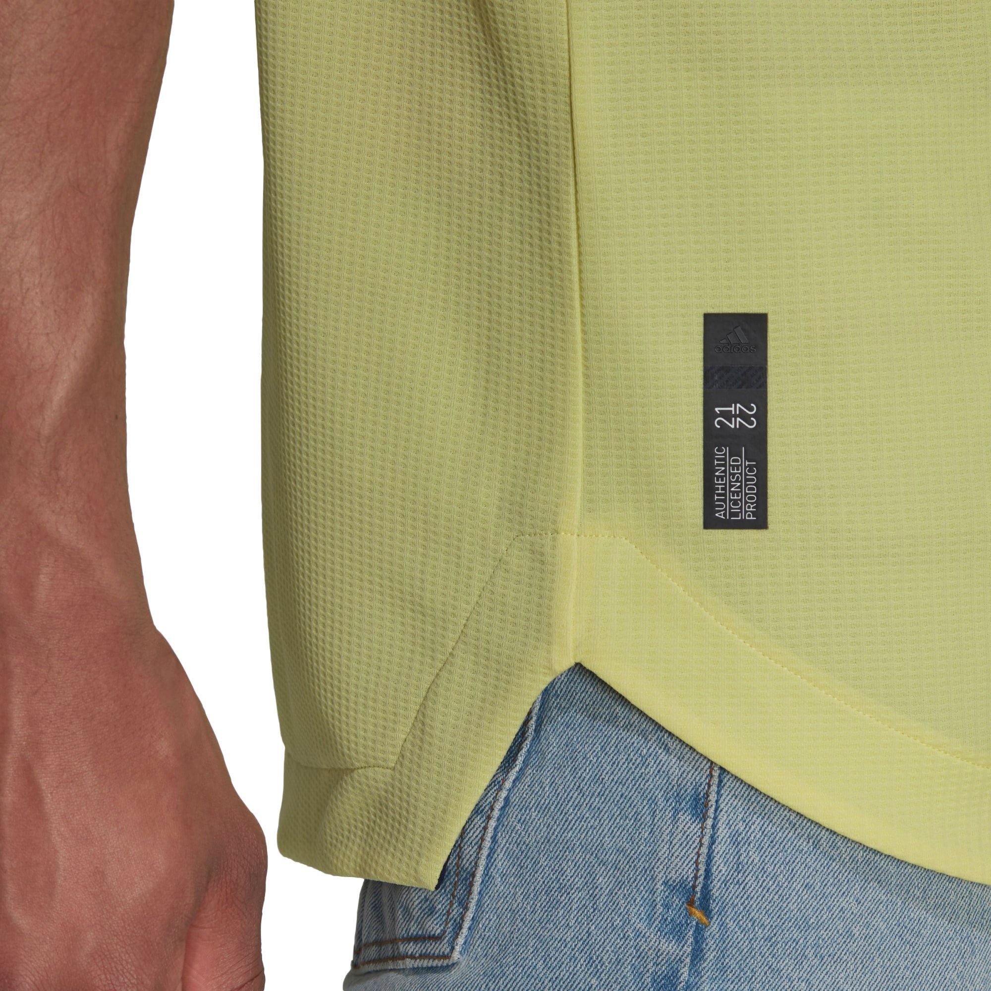 adidas Men's Arsenal 2021/22 Authentic Away Jersey Pearl Citrine、mySite、noshort