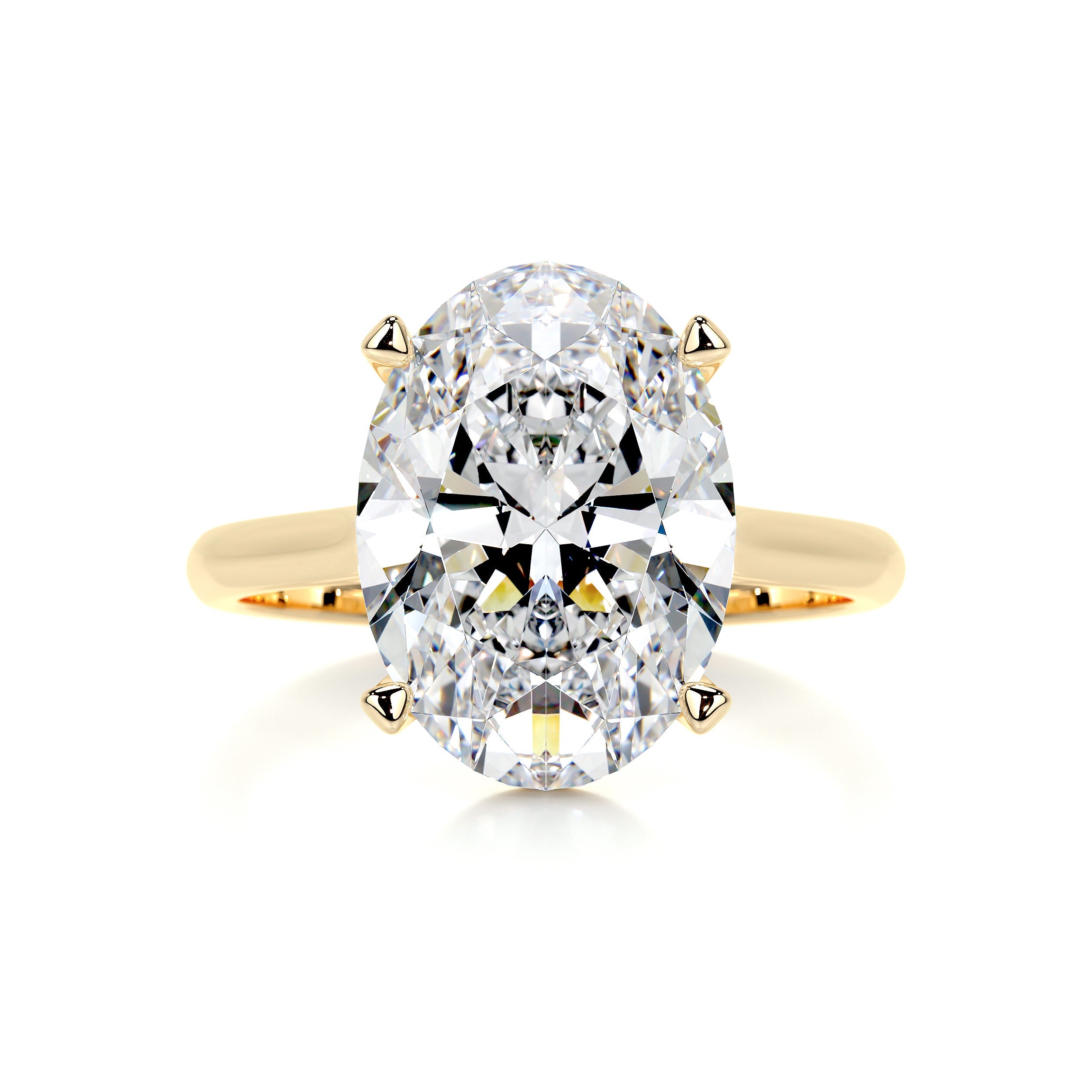 Ozi Moissanite Ring -18K Yellow Gold (RTS)、mySite、hinf8tx79