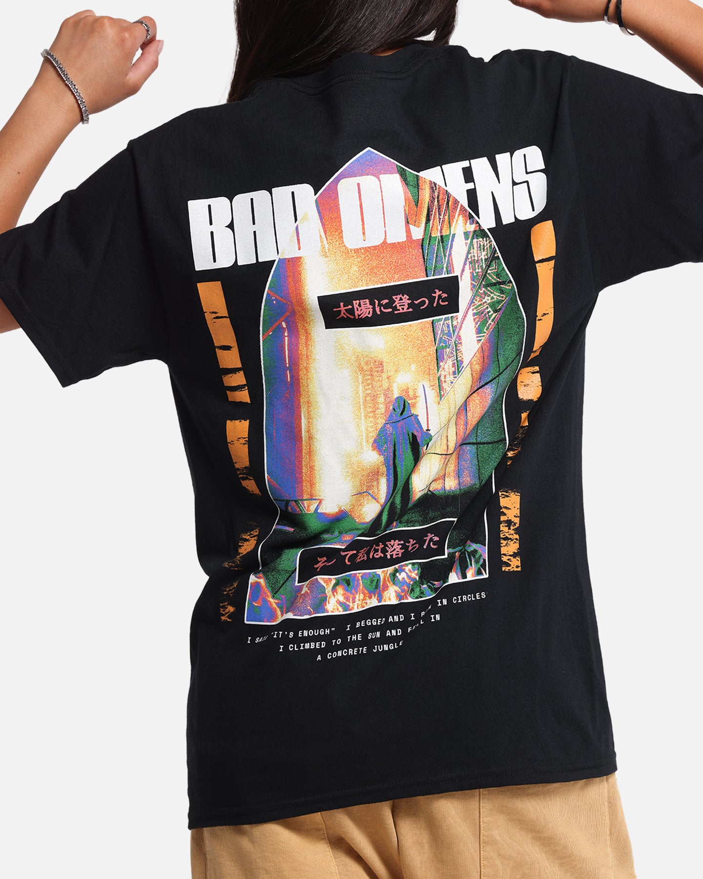 Bad Omens Concrete Jungle T-Shirt Black、mySite、zt4zffjzw