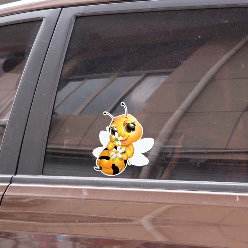 Honey Bee and Bee Happy Stickers for Car or Anywhere!、mySite、g9winljtr