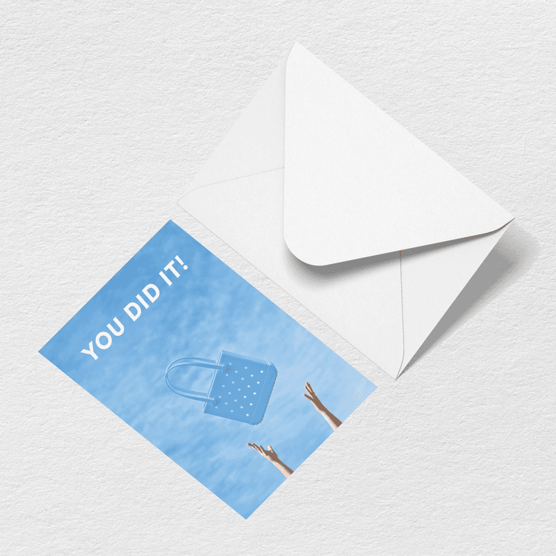 Graduation You Did It Greeting Card、mySite、solidvoid