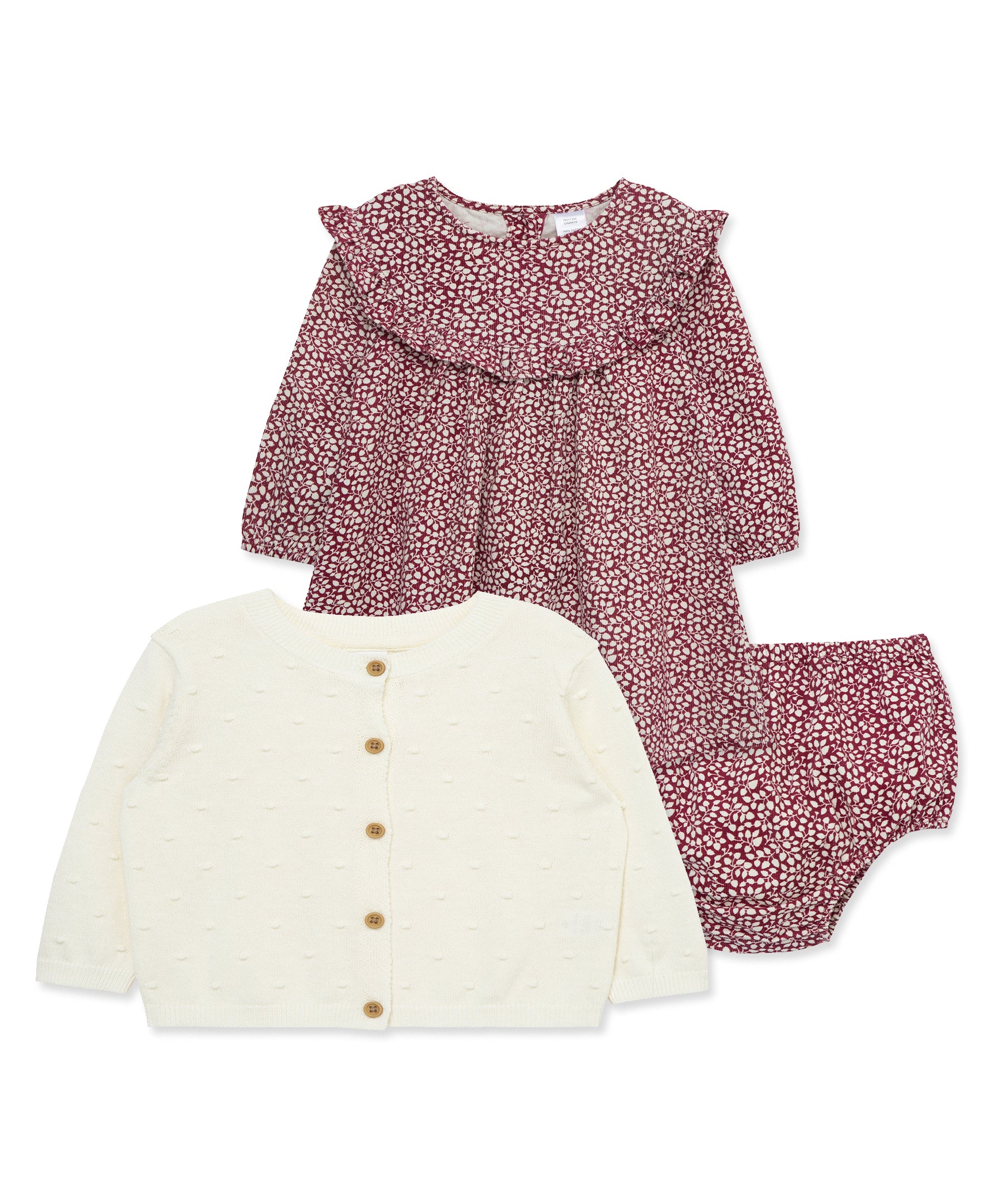  Foliage Dress & Sweater Set (12M-24M)、mySite、layawaytickets