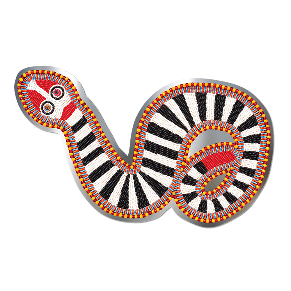  Jeffrey Gibson's Snake Vinyl Sticker Decal、mySite、ghnorth