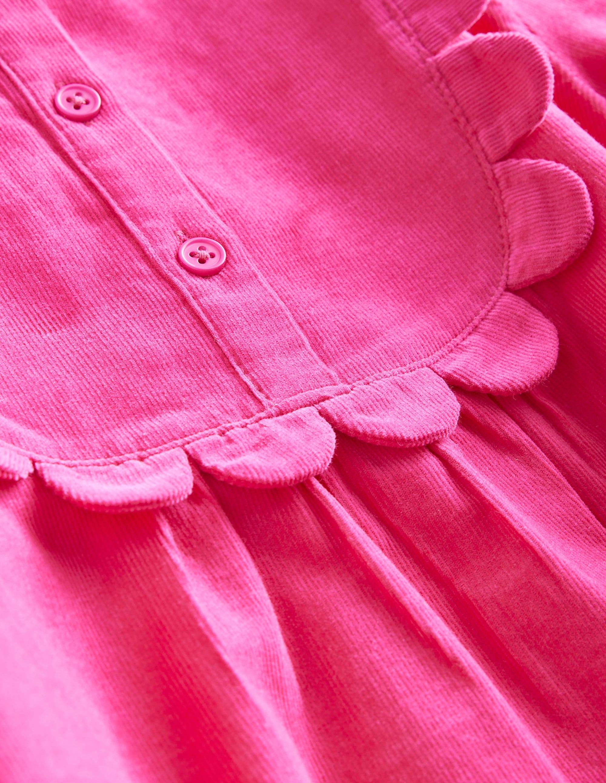 Scallop Cord Dress-Vibrant Pink、mySite、ashleygrahame