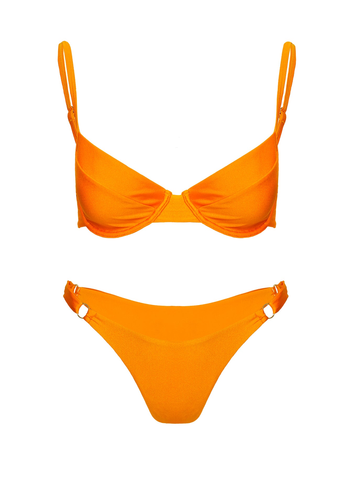 Shine Bikini Top Orange、mySite、solidvoid