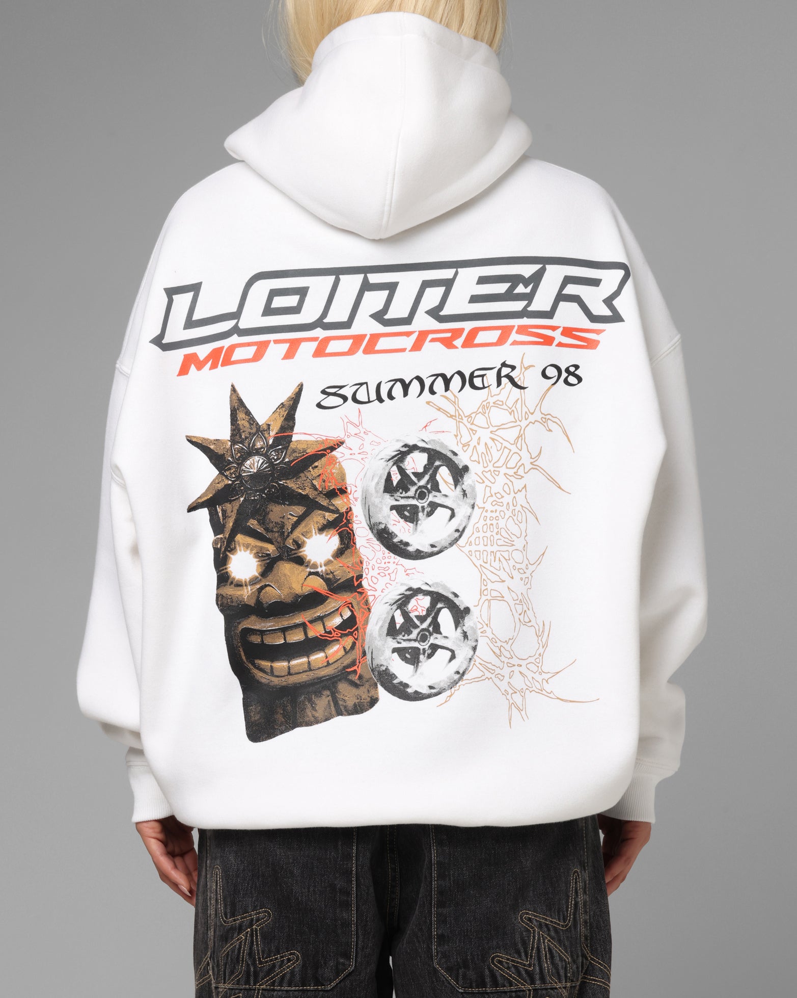 Loiter Summer Motocross Hoodie White、mySite、zt4zffjzw